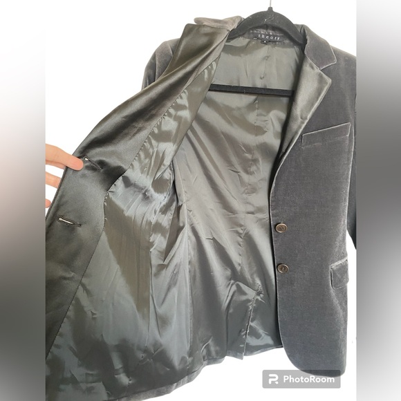 New Theory Velvet Tuxedo Blazer Size 4 - Picture 3 of 10